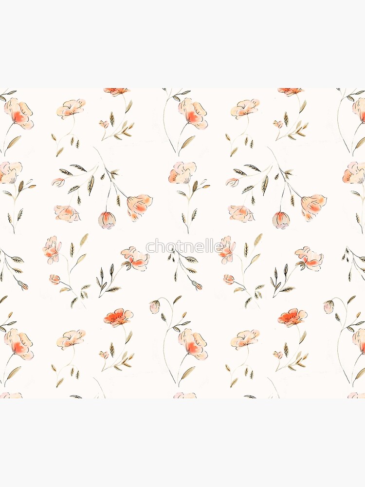 Watercolor Floral Pattern by chotnelle