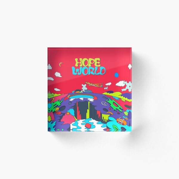 J-Hope Hope World Album Art Bloque acrílico
