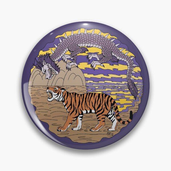 Item preview, Tiger and Dragon designed and sold by Azure Lion Productions.