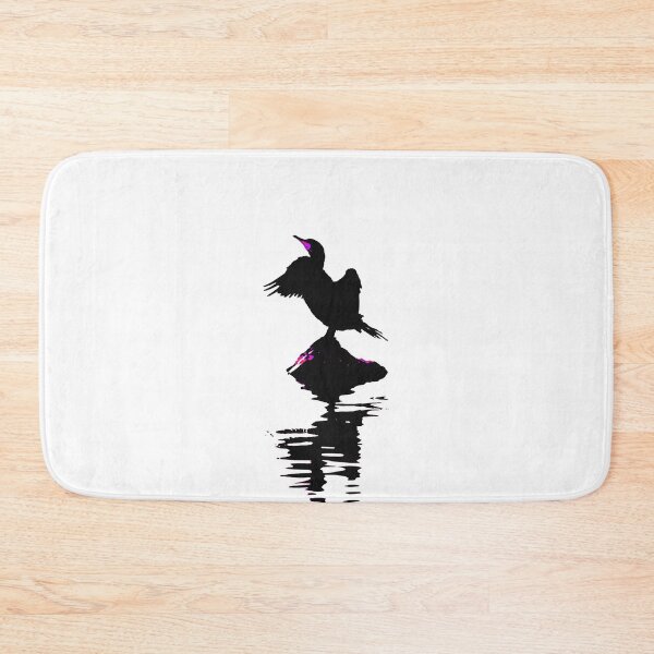 Item preview, Cormorant with Cerise Highlights designed and sold by derbyshireduck.