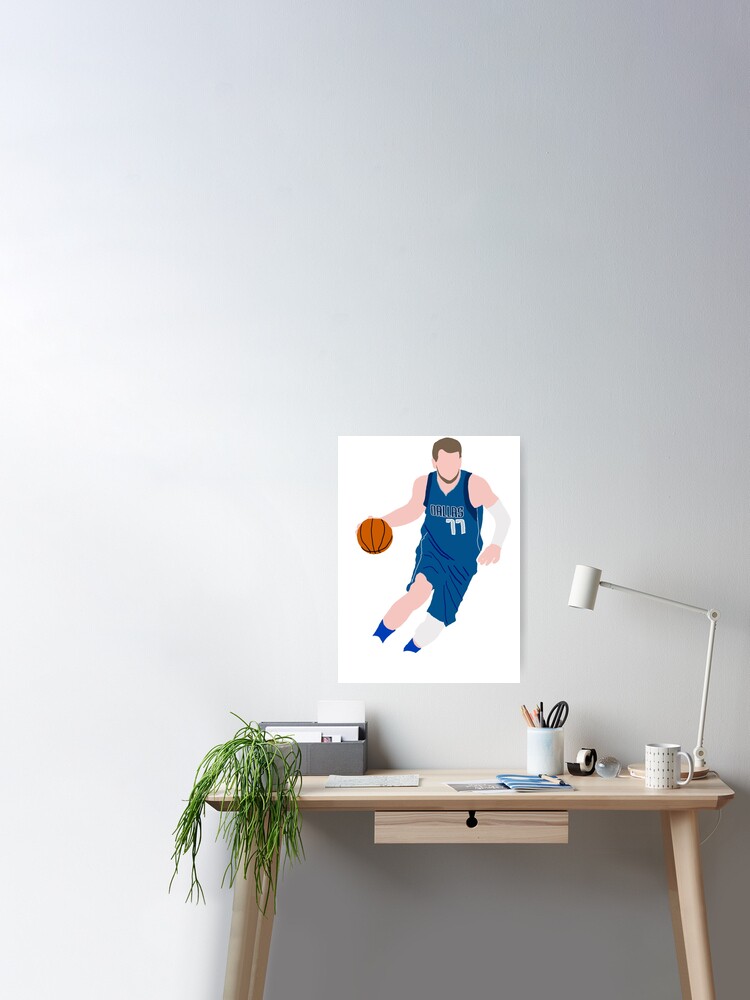 Luka Doncic jersey Art Board Print for Sale by athleteart20