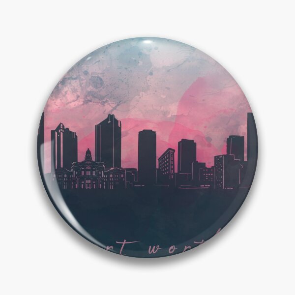 Item preview, fort worth skyline  designed and sold by BekimART2.