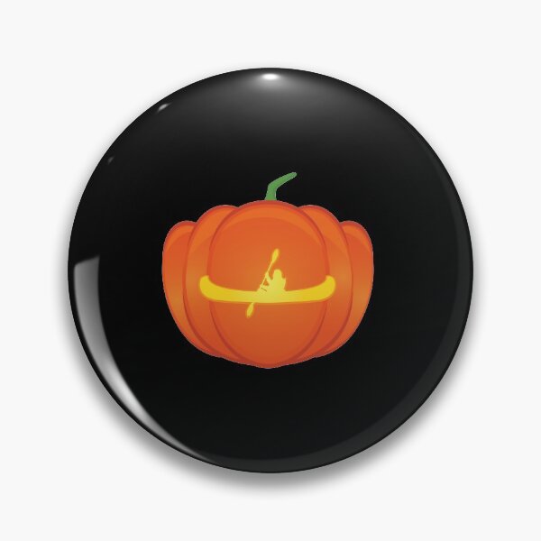 Item preview, Canoeing and Kayaking Jack o Lantern Halloween print designed and sold by jakehughes2015.