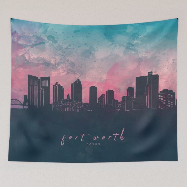 Item preview, fort worth skyline  designed and sold by BekimART2.