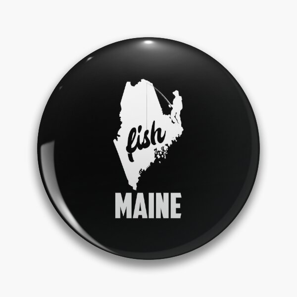 Item preview, Fish Maine State Pride Fishing print designed and sold by jakehughes2015.