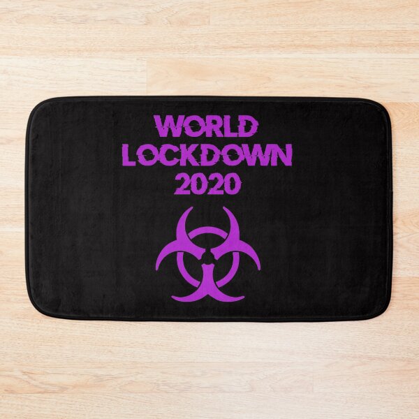 Item preview, World Lockdown 2020 Pandemic Symbol (Purple) designed and sold by DafyddEm.
