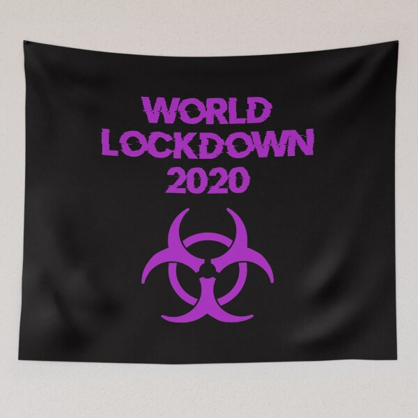 Item preview, World Lockdown 2020 Pandemic Symbol (Purple) designed and sold by DafyddEm.