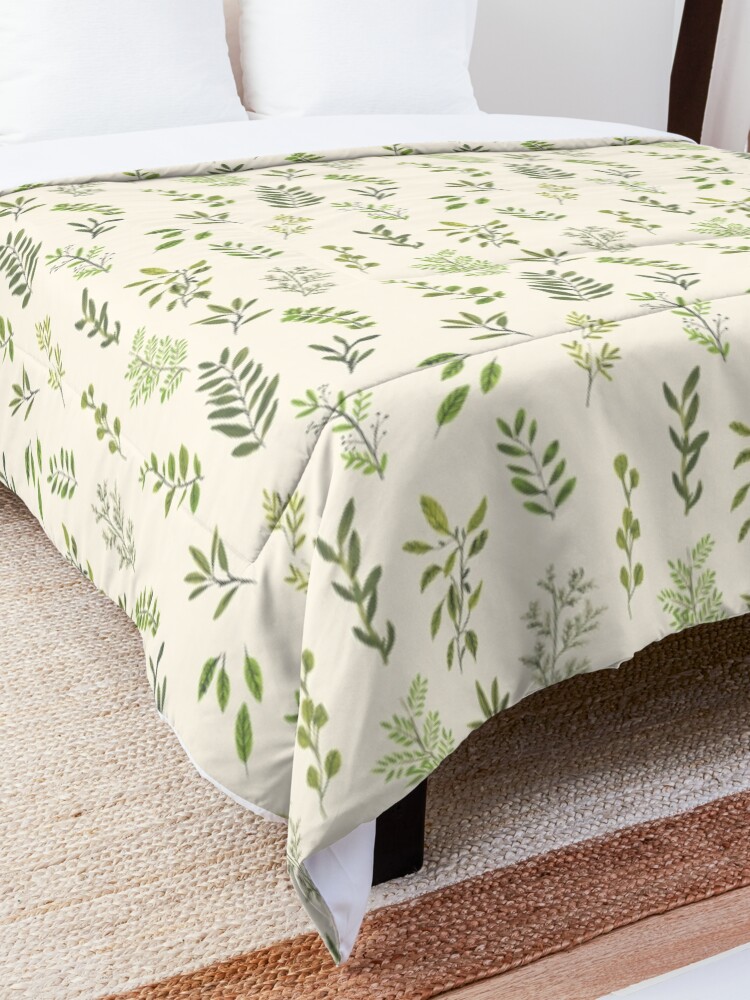 Alternate view of Leaf Pattern Comforter