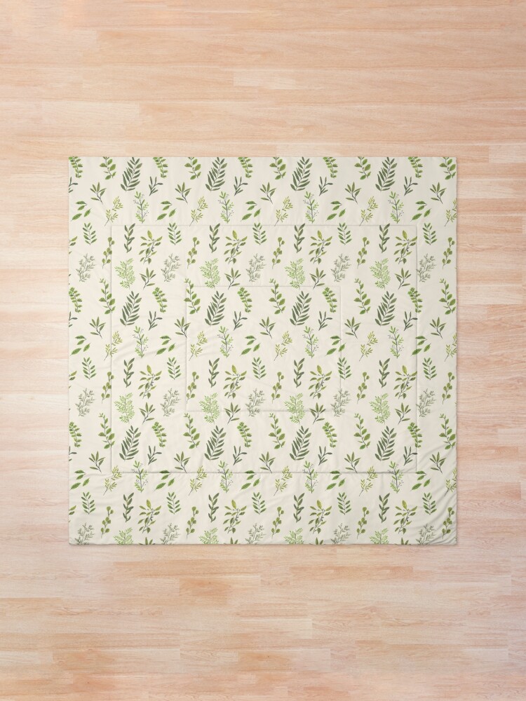 Alternate view of Leaf Pattern Comforter