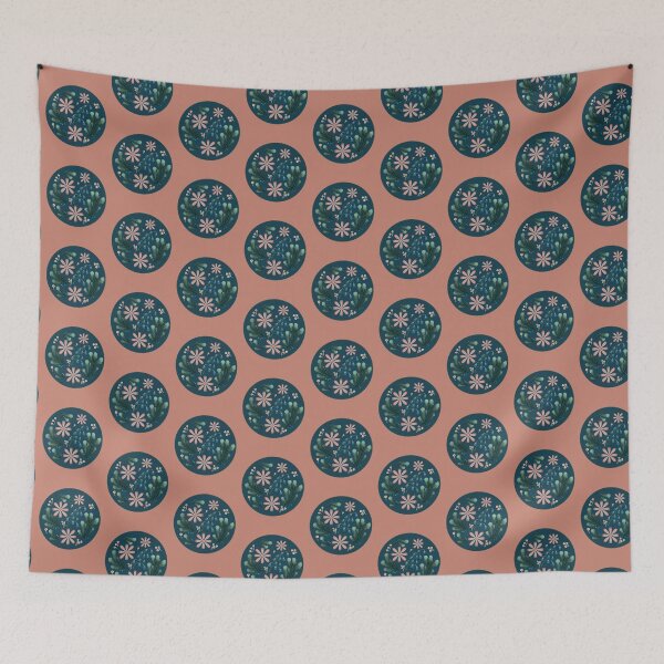 Item preview, Blue botanical designed and sold by Pacesyte.