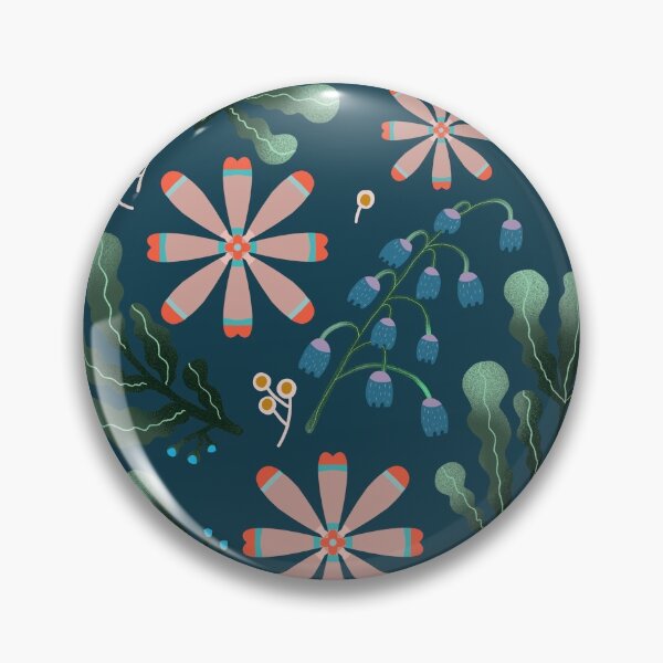 Item preview, Blue botanical designed and sold by Pacesyte.