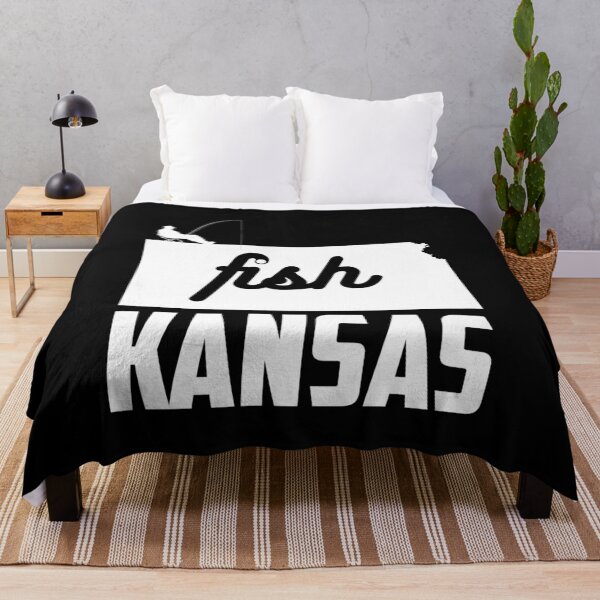 Item preview, Fish Kansas State Pride Fishing print designed and sold by jakehughes2015.