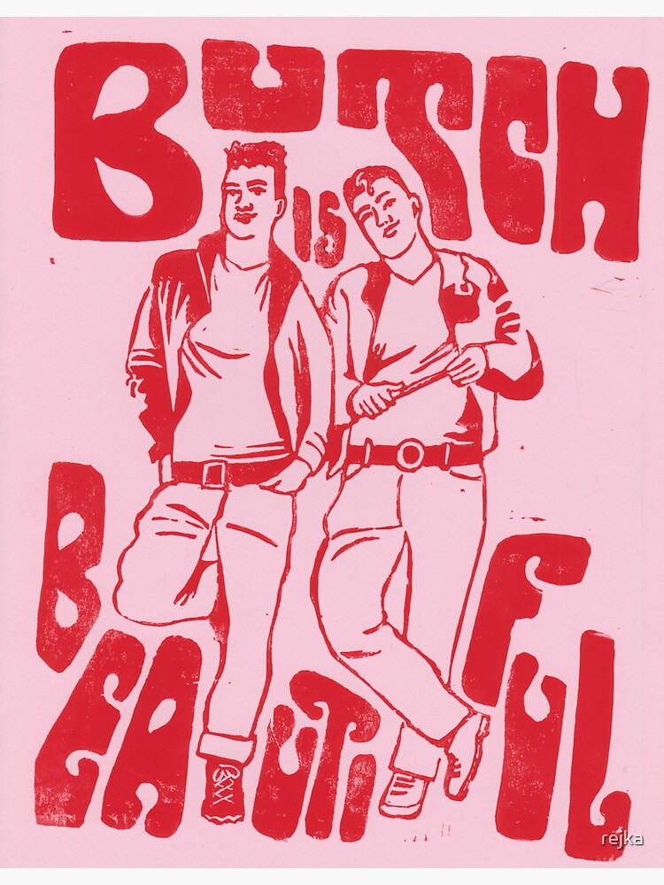 Butch is Beautiful&quot; Sticker for Sale by rejka | Redbubble