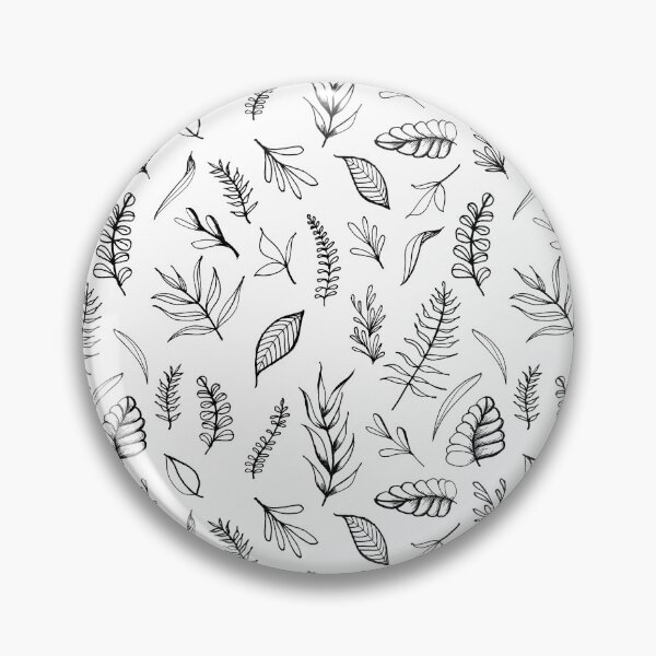 Item preview, Dancing Leaves - Black on White designed and sold by alexixela.