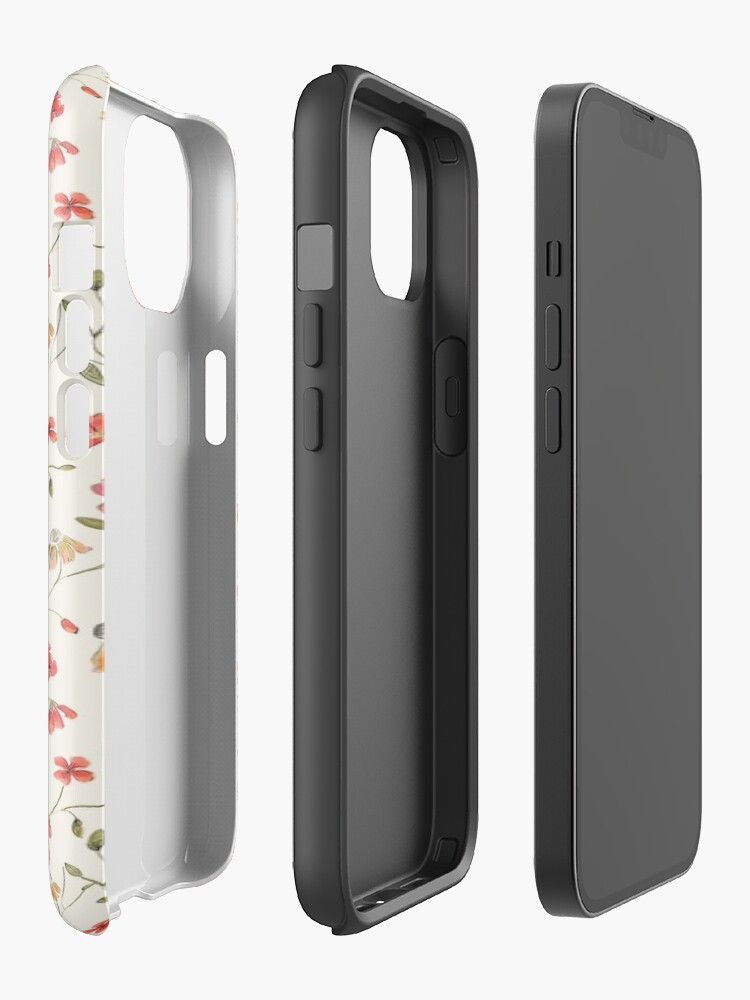 Alternate view of Vintage floral print iPhone Case