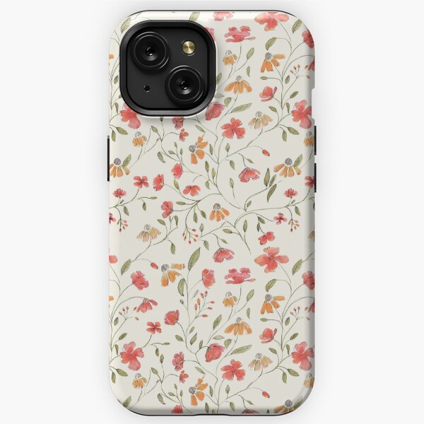 Vintage floral print iPhone Tough Case