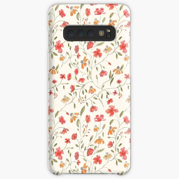 Vintage floral print Samsung Galaxy Snap Case