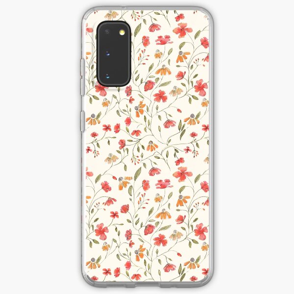 Vintage floral print Samsung Galaxy Soft Case