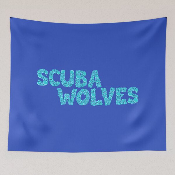 Item preview, Scuba Wolves (Text) designed and sold by GorsskyVlogs.