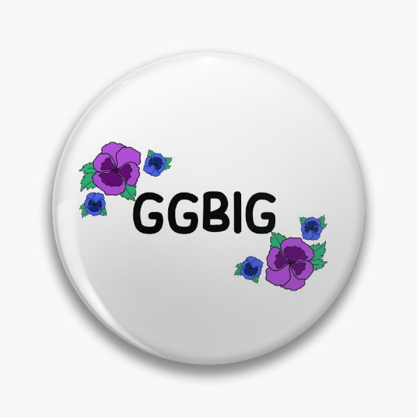 Item preview, ggbig gbig big little matching sorority blue and purple flowers  designed and sold by Ella's  Doodles And Designs.