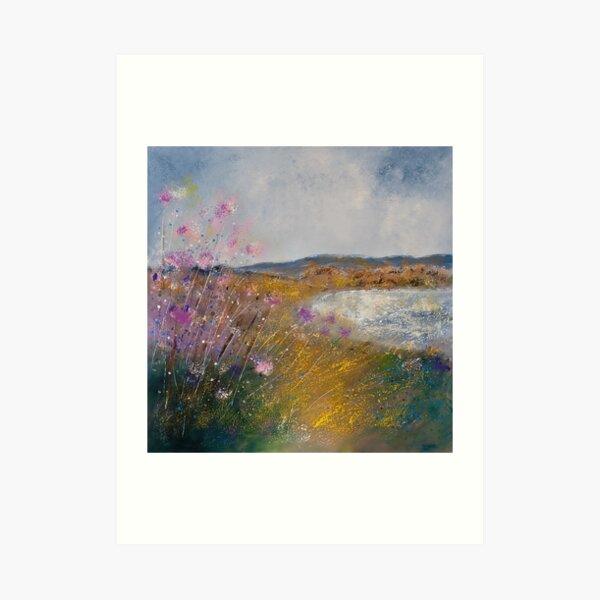 SUMMER GRASSES Art Print