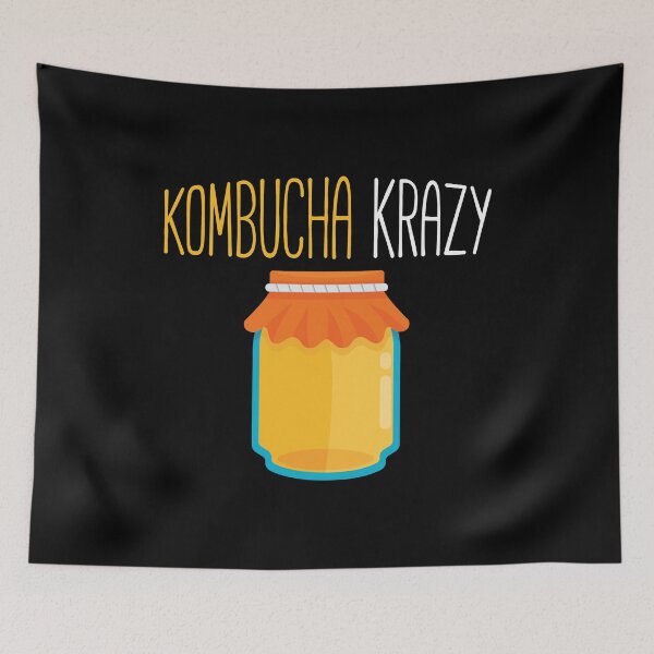 Item preview, Funny Tea Lover Kombucha Krazy graphic designed and sold by jakehughes2015.