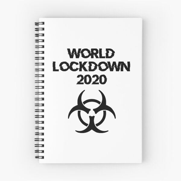 Item preview, World Lockdown 2020 Pandemic Symbol (Black) designed and sold by DafyddEm.