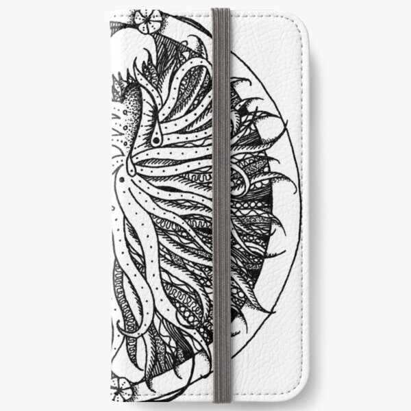 Lion drawing iPhone Wallet
