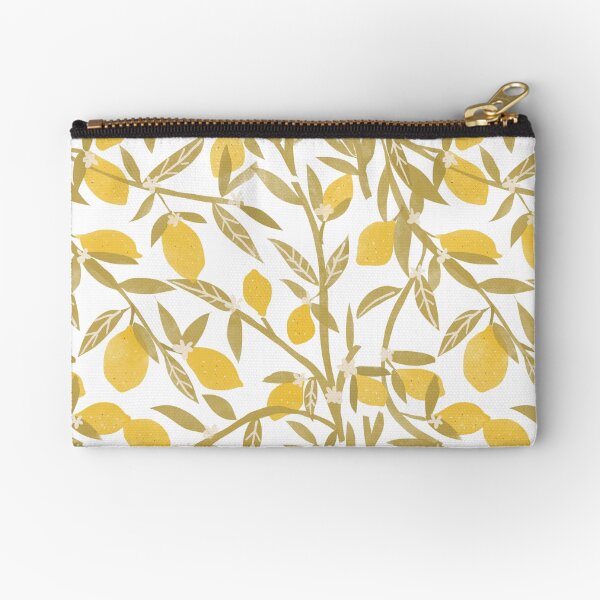Lemon Pattern Zipper Pouch