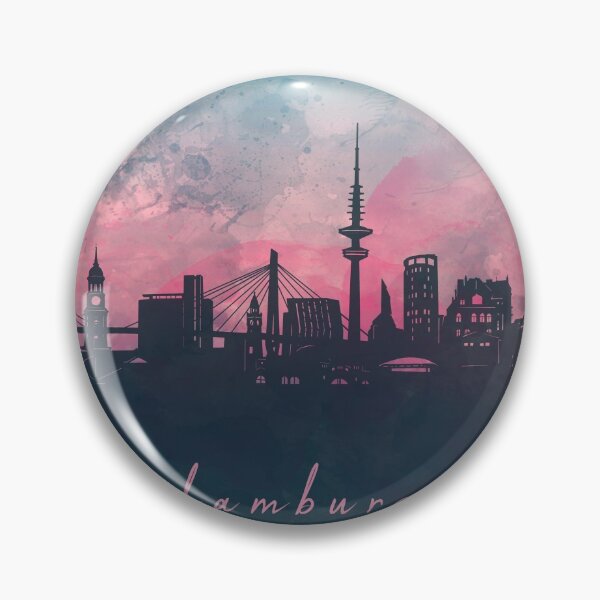 Item preview, hamburg skyline designed and sold by BekimART2.