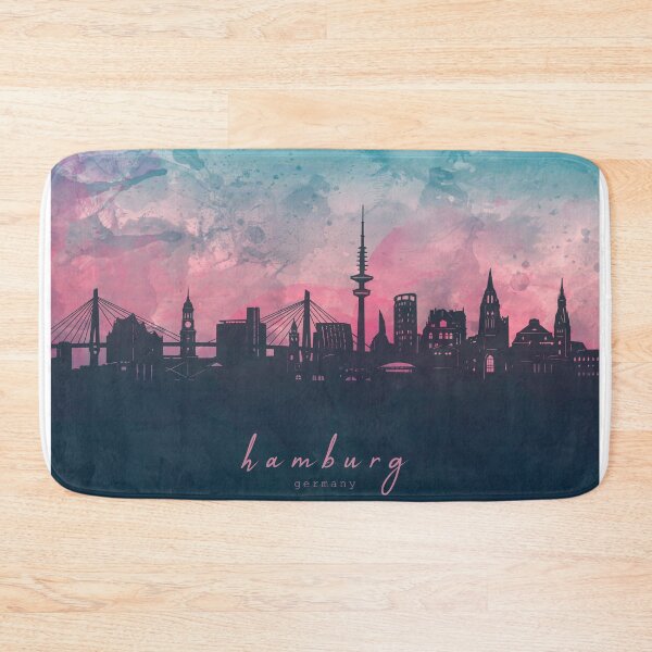 Item preview, hamburg skyline designed and sold by BekimART2.