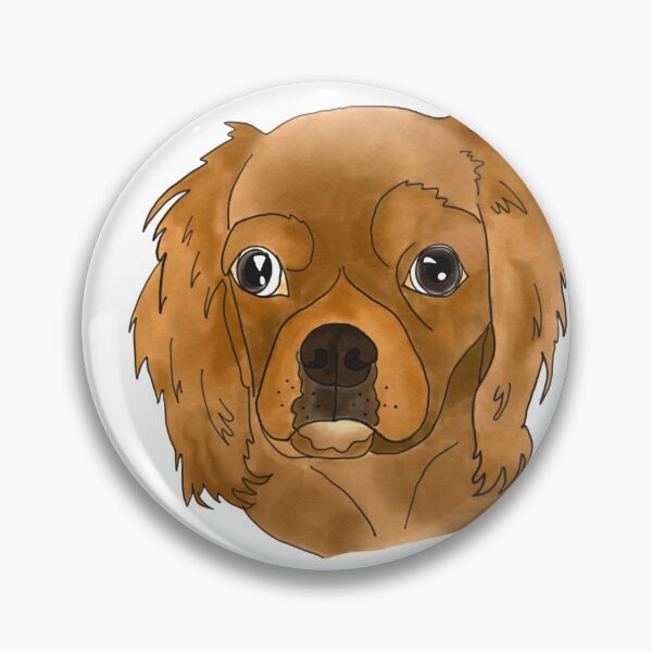 Item preview, Ruby Cavalier King Charles Spaniel designed and sold by karacrylic.