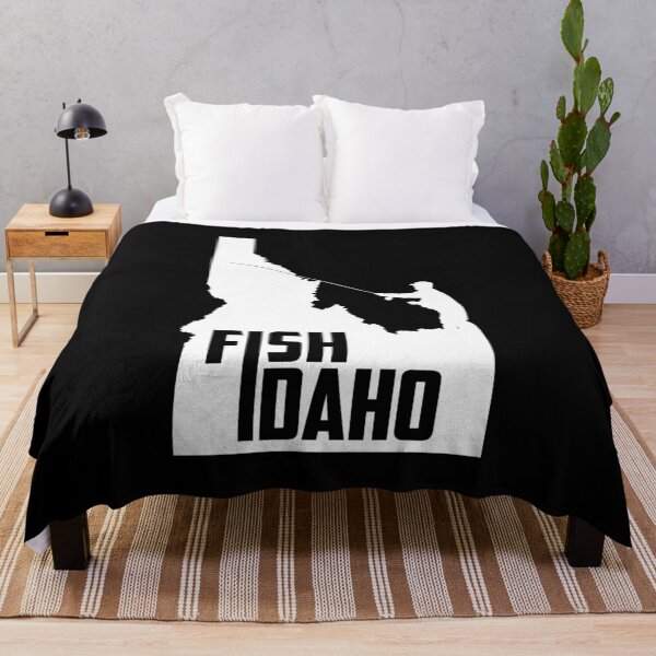 Item preview, Fish Idaho State Pride Fishing print designed and sold by jakehughes2015.