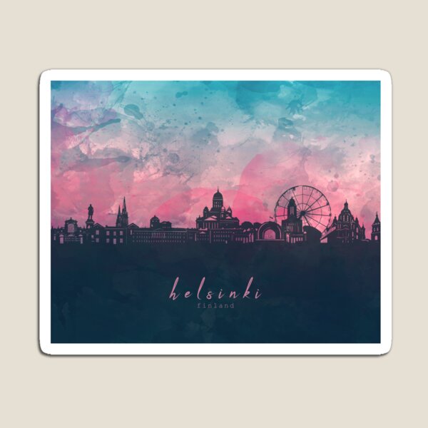 Item preview, helsinki skyline designed and sold by BekimART2.