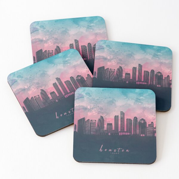 Item preview, houston skyline designed and sold by BekimART2.
