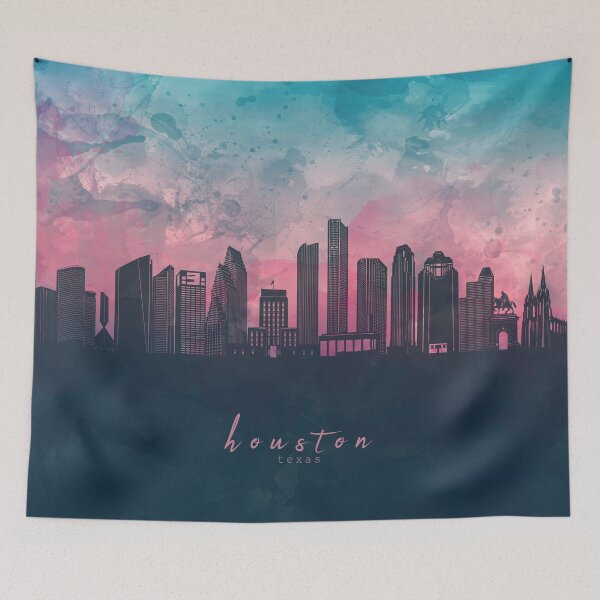 Item preview, houston skyline designed and sold by BekimART2.