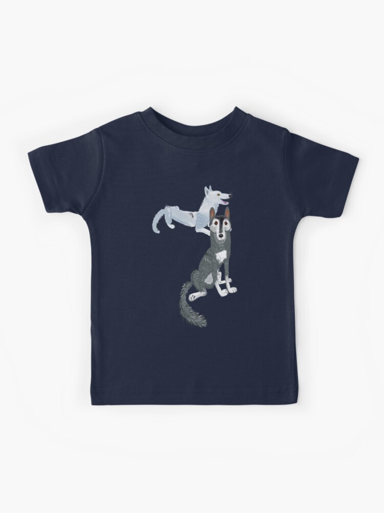 T-shirt enfant for Sale avec l'œuvre « Totem loup canadien » de