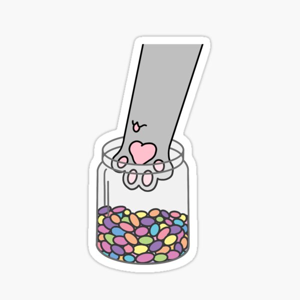 Item preview, Toe Beans Jellybean Jar designed and sold by nightwhiskr.