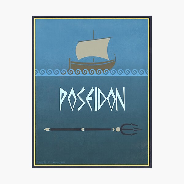 Poseidon Photographic Print