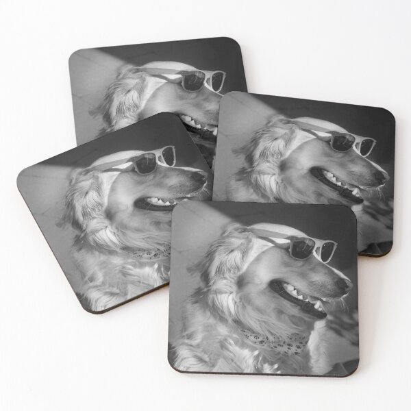 Item preview, Golden retriever wearing sunglasses designed and sold by LevyAmanda.