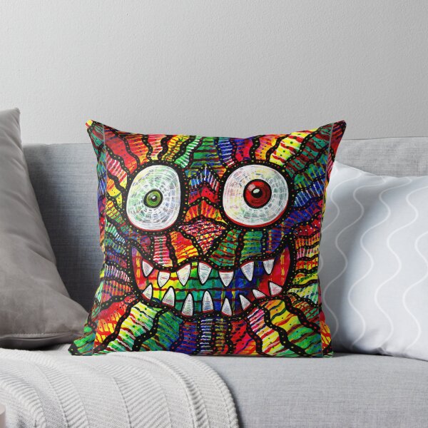 Item preview, Crazy Colorful Monster Smile designed and sold by Dinalevinart.