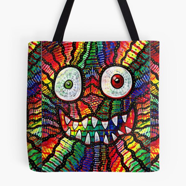 Item preview, Crazy Colorful Monster Smile designed and sold by Dinalevinart.