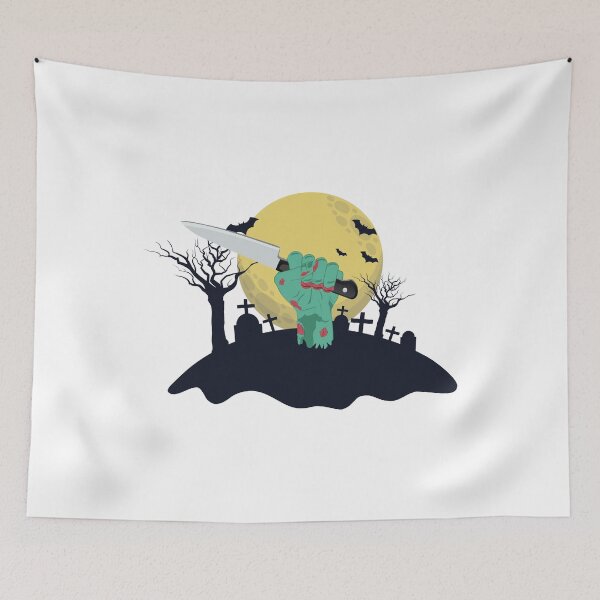 Item preview, Zombie Hand With Chefs Knife Funny Halloween Costume graphic designed and sold by jakehughes2015.