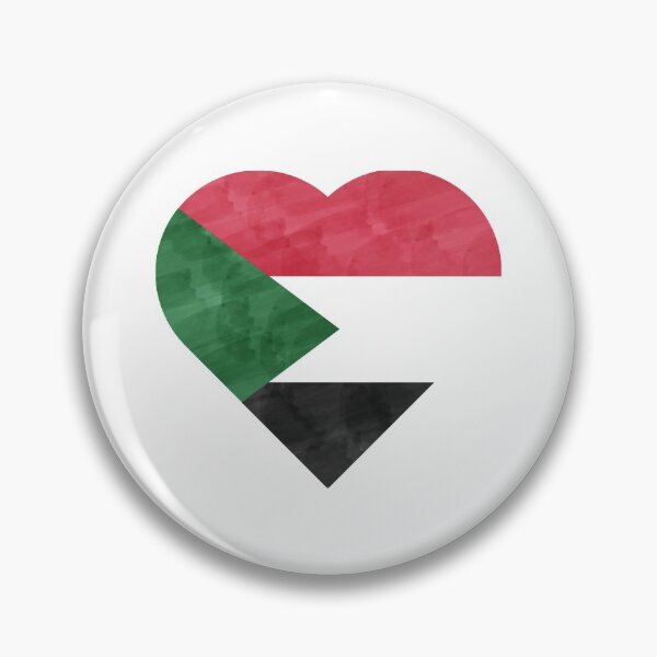 Item preview, Sudan Heart Flag designed and sold by lukassfr.