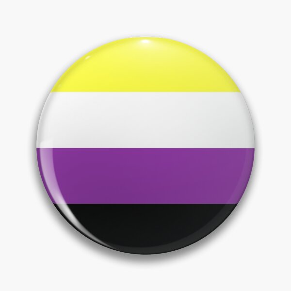 Nichtbinäres Flag Button