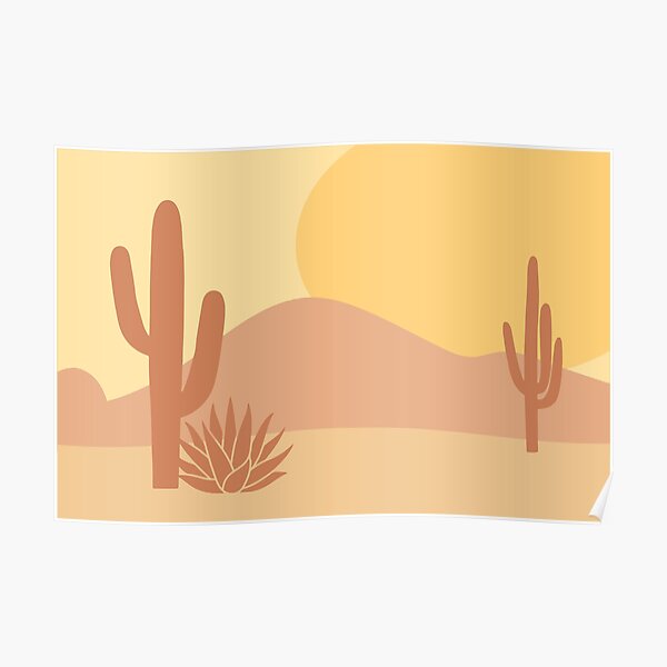 Neutral Desert Poster