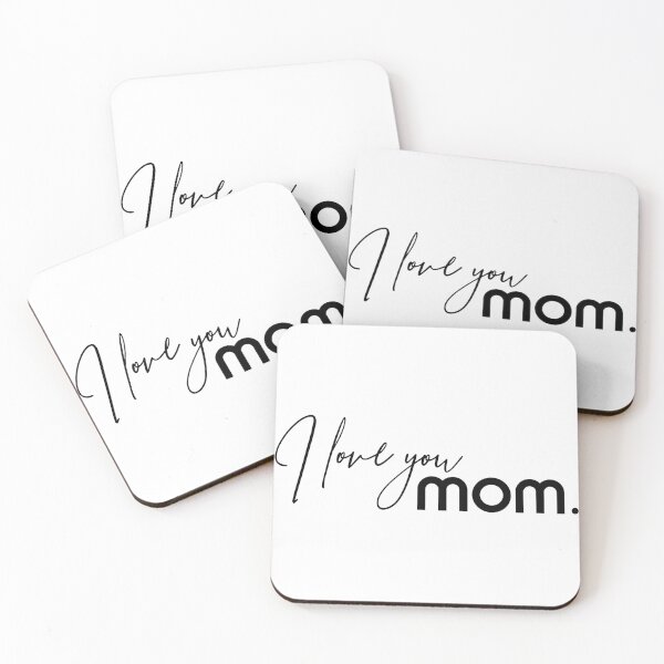 Item preview, I Love You MOM. Happy Mothers Day designed and sold by amitdebnath.