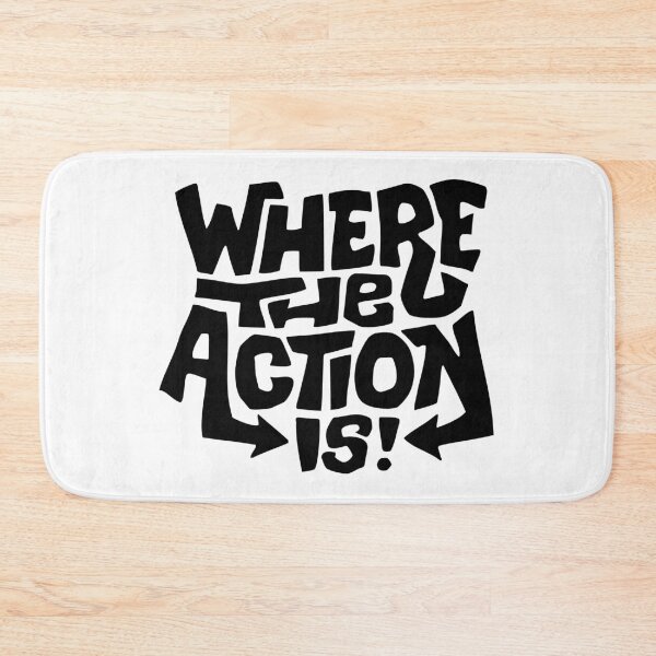 Item preview, Where the action is? designed and sold by monsieurspot.