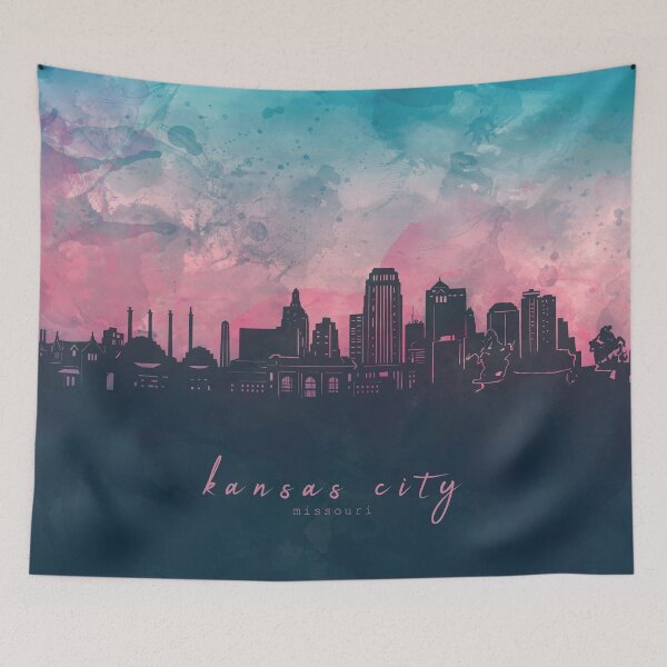 Item preview, kansas city skyline designed and sold by BekimART2.