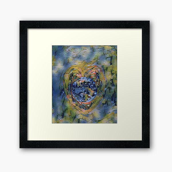 Spread the Love around the World #12 Helping People Heal xx Designed & Created by © Janet Watson Art Framed Art Print